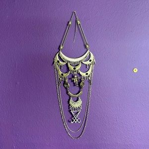 Lilith occult Satanist satanic witchcraft necklace with Lucifer sigil